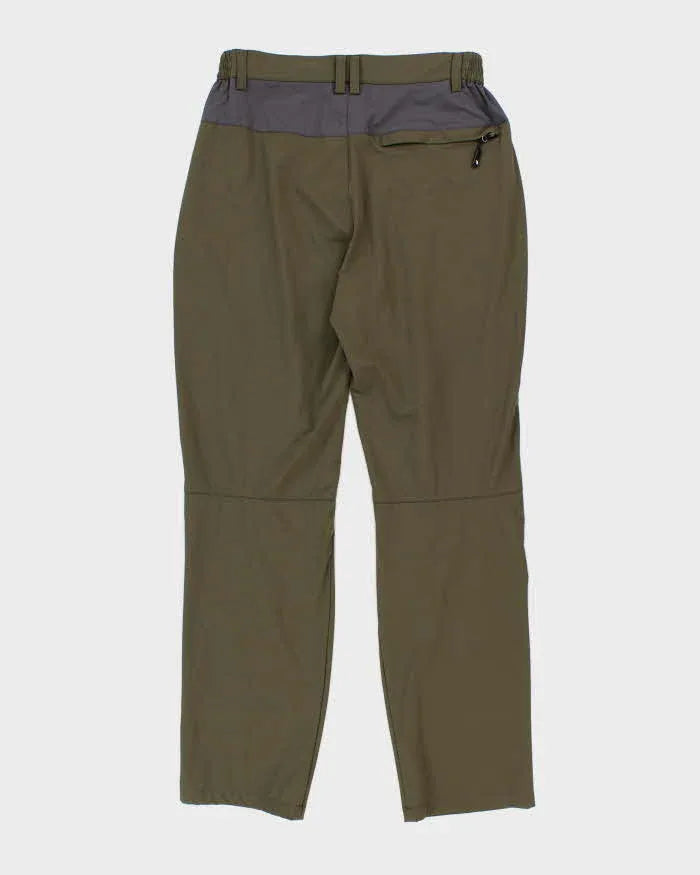 Vintage Green AND BLACK Waterproof Hiking Trousers for Men - Gomix Brands Outlet